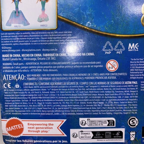 Mattel Disney Princess The Little Mermaid Sing & Discover ARIEL Fashion Doll NEW - Picture 7 of 8